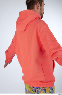 Nigel dressed salmon hoodie sweatshirt sports upper body 0006.jpg